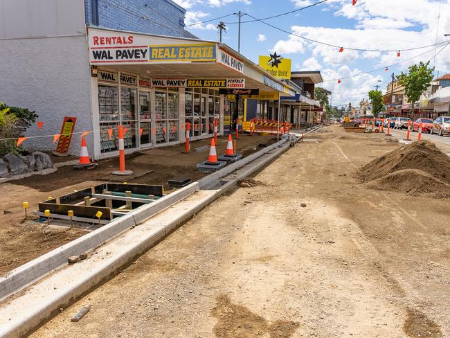 Maryborough’s Adelaide Street continues to undergo roadworks, as traffic conditions are forced to be altered.