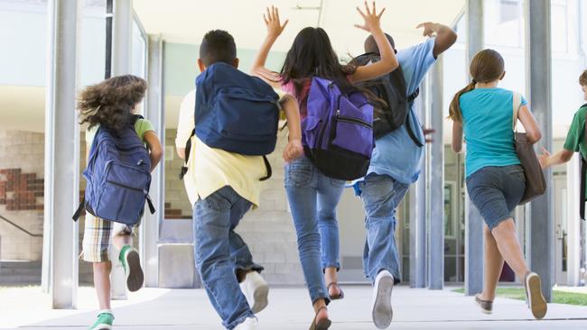 Students have run out the school doors for the final time.