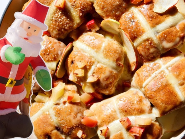 Christmas and easter buns for Lisa