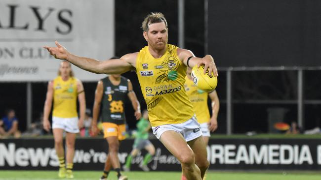 Brodie Filo has had plenty of the ball early in the 2023-24 NTFL season. Picture: Tymunna Clements / AFLNT Media