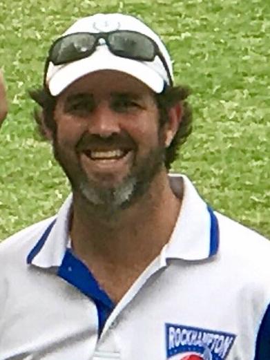 Rockhampton Cricket match director Todd Wells.