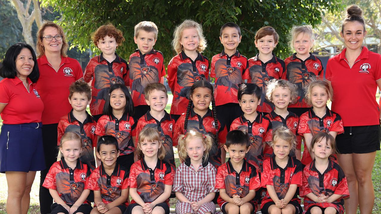 ALAWA PRIMARY SCHOOL Transition Hughes BACK ROW (L-R): Ms Lisa, Patrick, Lachy, Reuben, Armin, Toby, Eleanor, Miss Kate Hughes. MIDDLE ROW (L-R): Flynn, Aafiyah, Thomas, Marion, Jed, Markus, Frankie. FRONT ROW (L-R): Tilly, Arham, Eleanor, Isabella, Casey, Erin, Aislin. Picture: The School Photographer