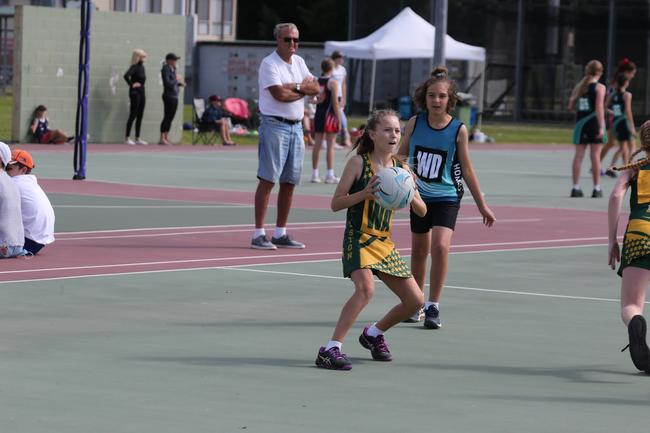 The Netball Qld Primary Schools Cup grand finals are being held at the Hinterland District Netball Association at Mudgeeraba. Picture: Mike Batterham.