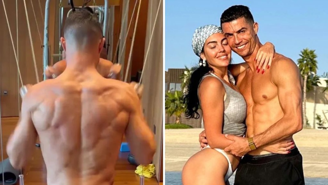 Cristiano Ronaldo shows off impressive abs and ripped physique for