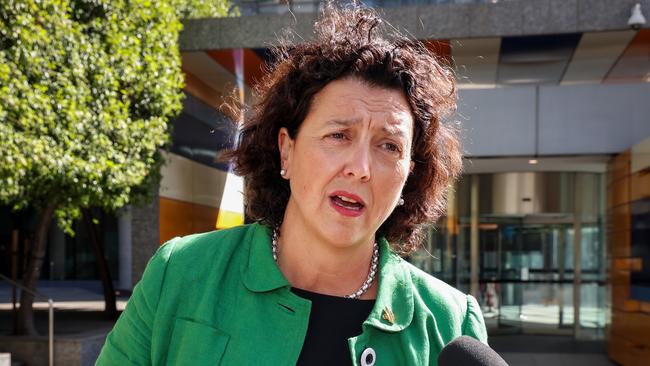 Federal MP Monique Ryan leaves court on Friday afternoon. Picture: NCA NewsWire / Ian Currie