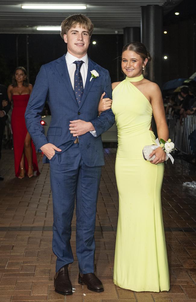 Thomas Scutt and partner Molly Van Heerden at Toowoomba Grammar School formal at Rumours International, Wednesday, November 13, 2024. Picture: Kevin Farmer