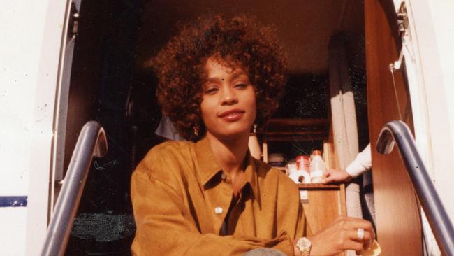 Singer Whitney Houston - scene from documentary film Whitney, directed by Kevin Macdonald