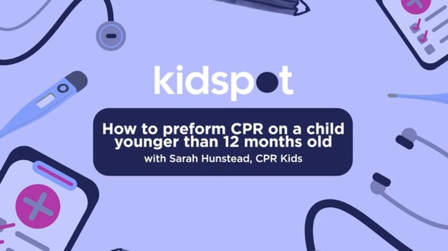 Sarah Hunstead CPR kids - CPR for babies under 12 months old