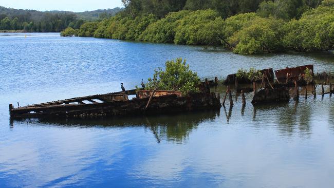 Another look at the 'Sunken Barge'. Picture: Tom McGann.