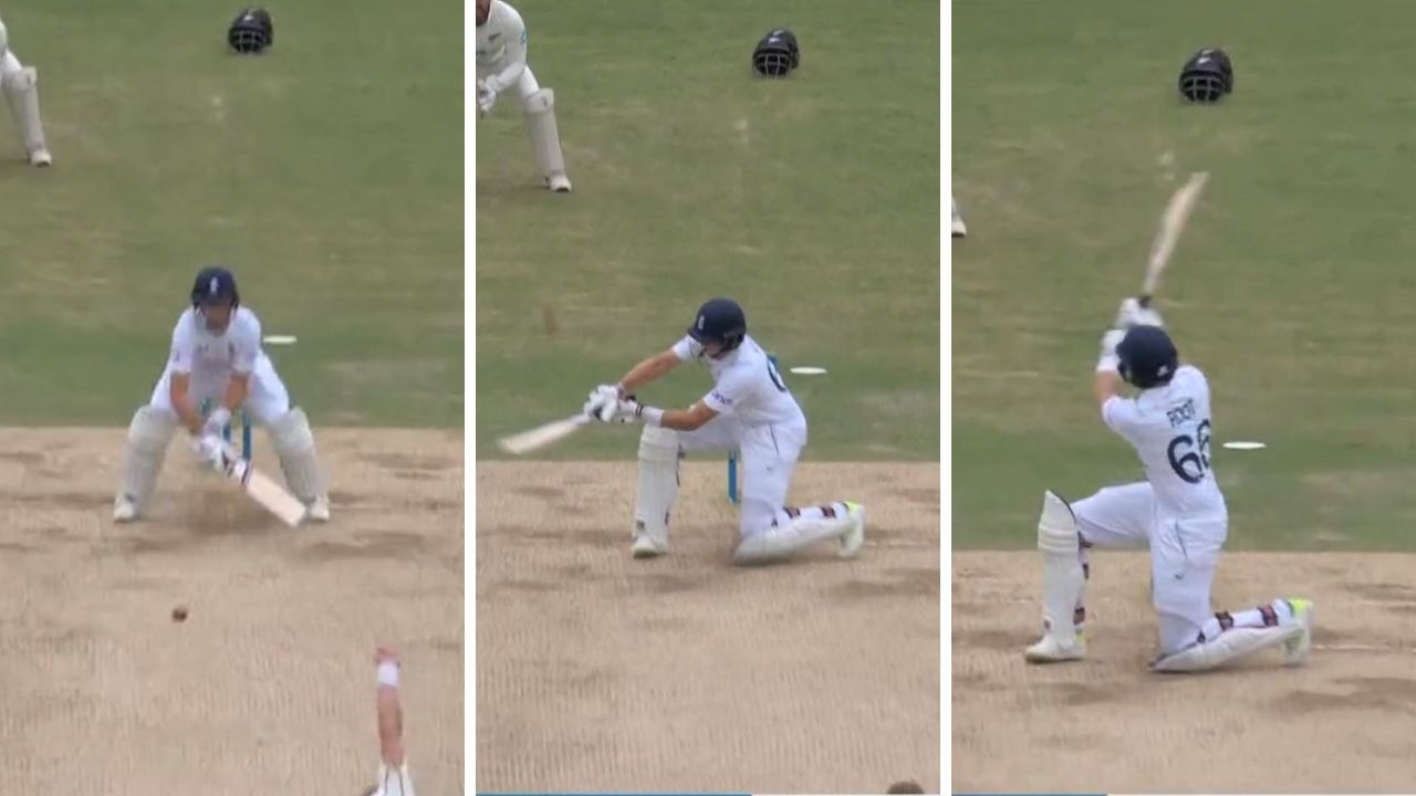 England vs New Zealand 3rd cricket Test: Joe Root reverse sweep video ...