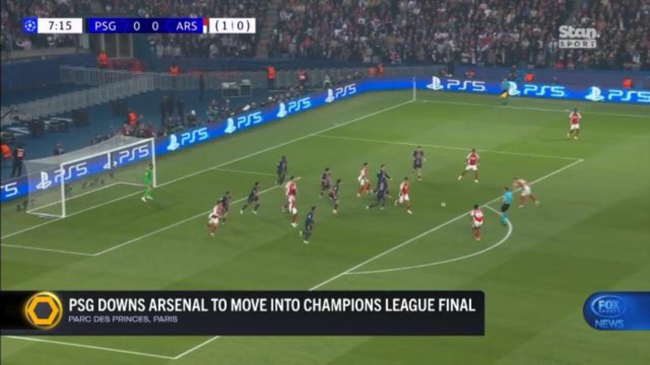 PSG power past Arsenal to reach CL final