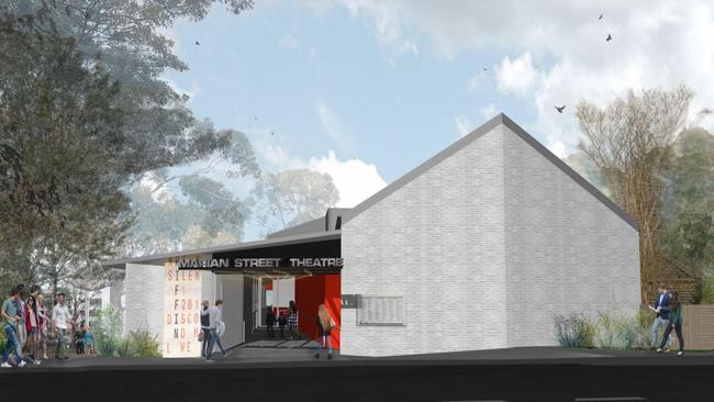 A concept plans of the theatre redevelopment.