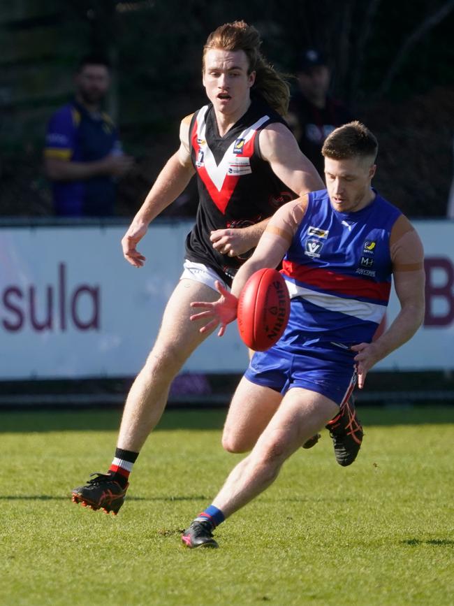 Broden Bird in action for Mornington. Picture: Valeriu Campan