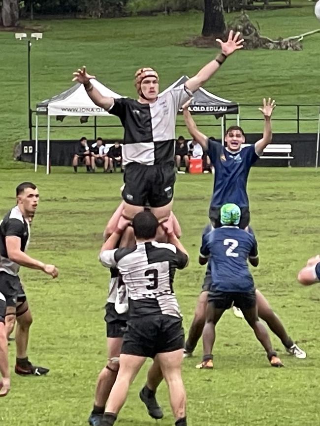 St Edmund's College v Iona College in AIC First XV rugby.