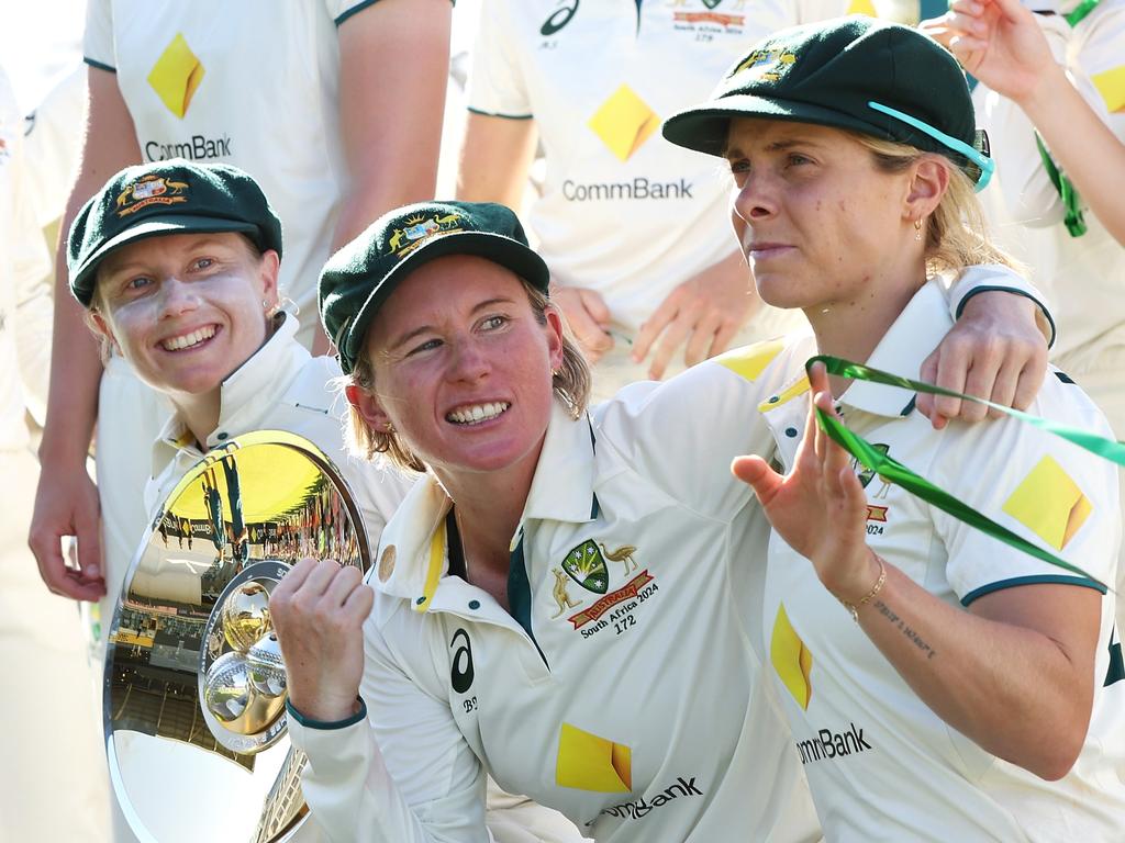 Home matches for the Australian women’s side will begin in mid-February from 2026 onwards. Picture: Paul Kane/Getty Images