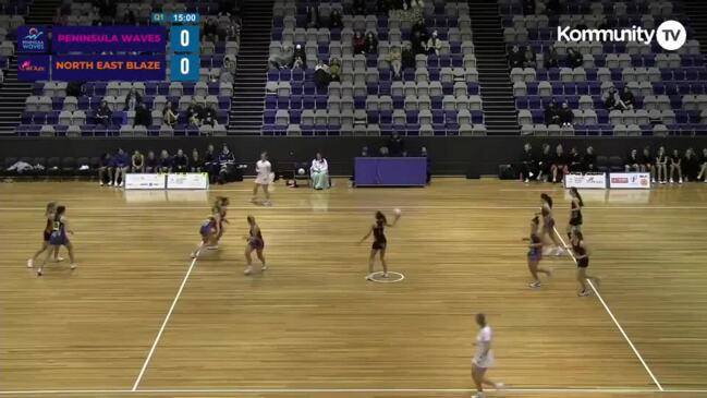 Replay: Victorian Netball League - Peninsula Waves vs North East Blaze (Under 19s)