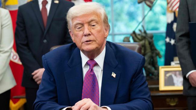 Donald Trump has been unable to resolve the conflicts in Ukraine and Gaza despite his vows to do so quickly once in office. Picture: AFP