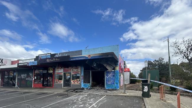 A convenience store has gone up in flames twice in Thomson. Picture: Satria Dyer-Darmawan