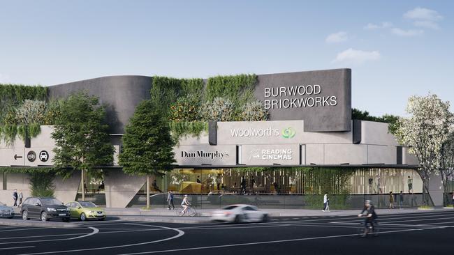 Burwood Brickworks is being built at 78 Middleborough Rd, Burwood East.