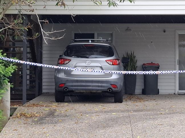 Forensics at the scene at 28 Seaview St on December 10, 2024, after a woman's body was found on December 9. Picture: Sam Stolz