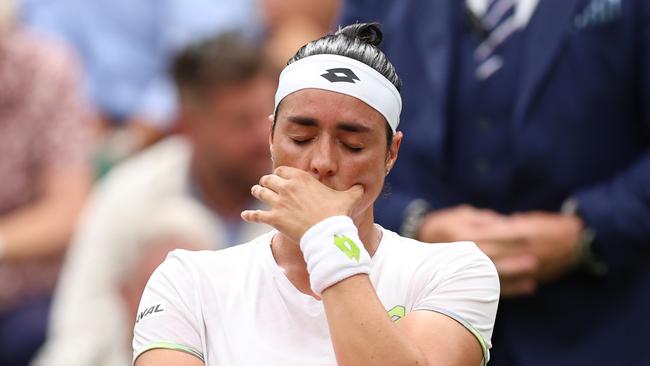 Ons Jabeur described the Wimbledon defeat as ‘her most painful loss’. Picture: Getty