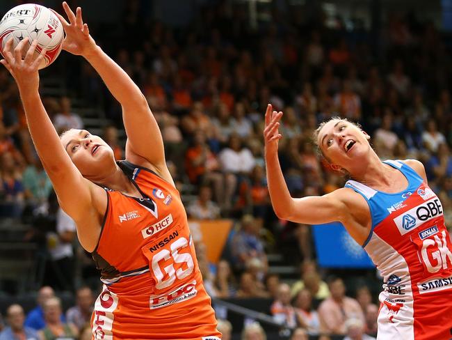 The Giants and Swifts in a local derby last year.