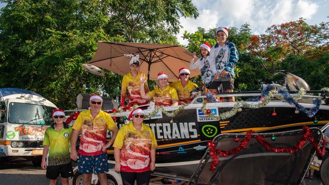 Reeling Veterans at A Very Darwin Christmas Pageant. Picture: Pema Tamang Pakhrin