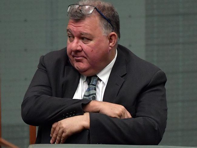 CANBERRA, AUSTRALIA - FEBRUARY 04: Member for Hughes Craig Kelly in the House of Representatives at Parliament House on February 04, 2021 in Canberra, Australia. Prime Minister Scott Morrison has told Liberal MP Craig Kelly to heed expert medical advice, after the outspoken politician promoted unproven coronavirus treatments and questioned the safety of vaccinations. (Photo by Sam Mooy/Getty Images)