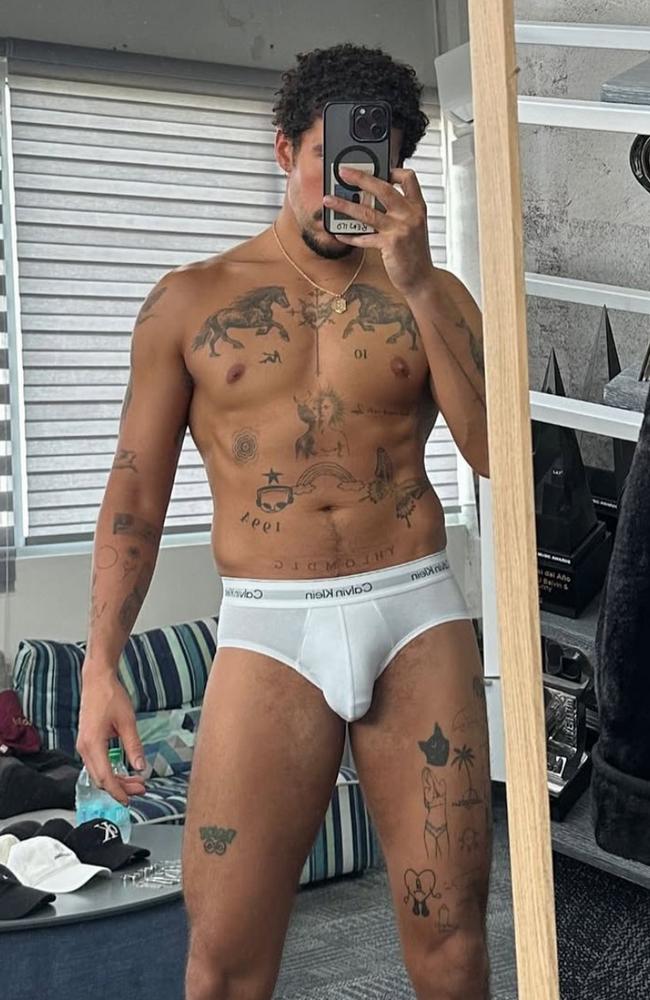 Bad Bunny has gone viral after posting a very revealing selfie on Instagram. Picture: Supplied.
