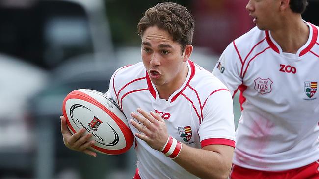 First XV Ipswich Grammar fullback Tom Casey in action against Terrace. Photo: Liam Kidston