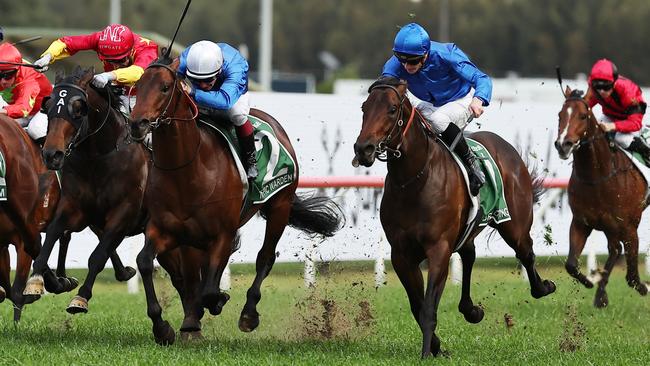 Broadsiding winning the Golden Rose Picture: Jeremy Ng/Getty Images