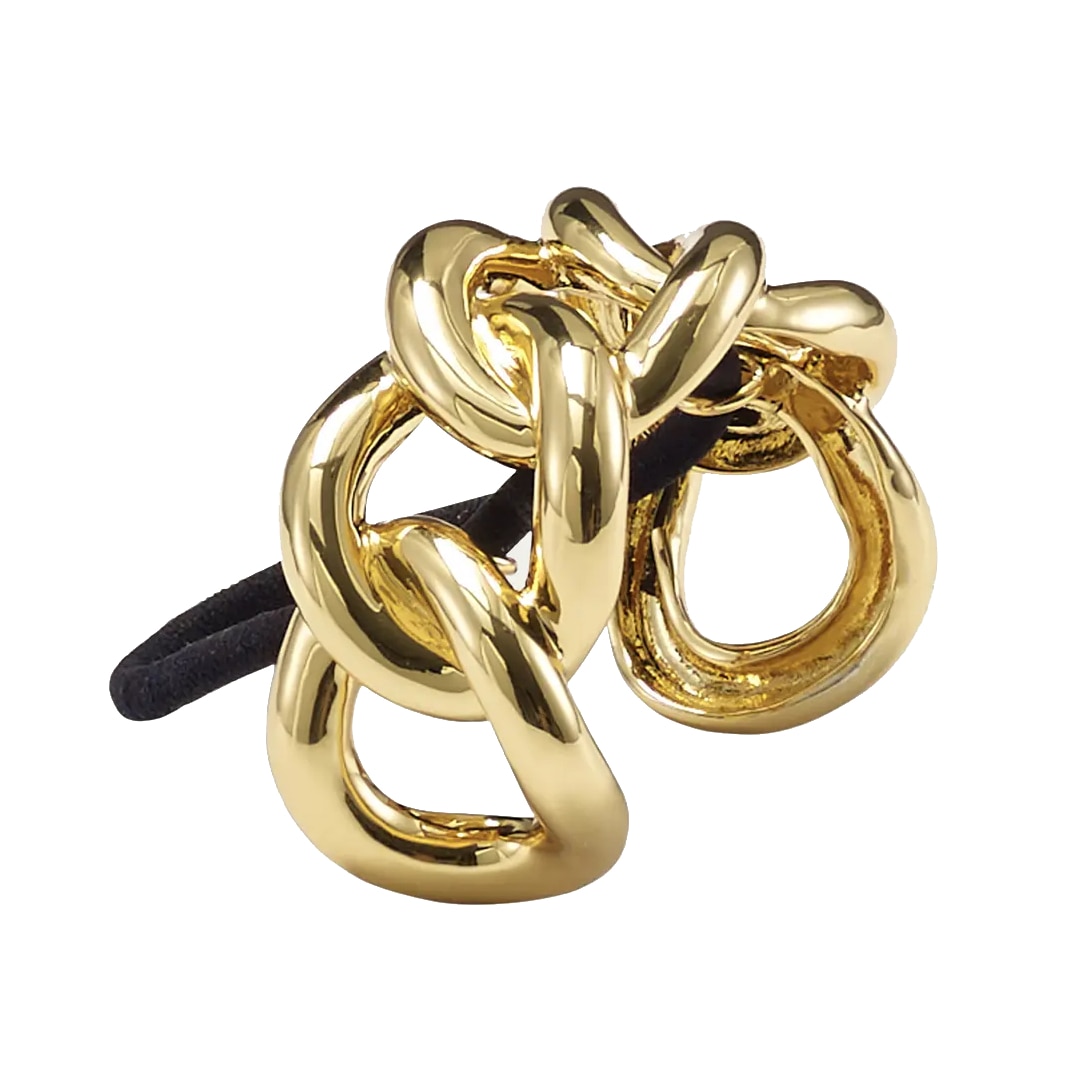 <p><strong>Lelet Elena chain pony cuff</strong></p><p class="button-common"><a title="SHOP NOW FOR $158" href="https://www.shopbop.com/product/vp/v=1/1536407791.htm" target="_blank" data-cta="SHOP NOW FOR $158" data-editable="true">SHOP NOW FOR $158</a></p>