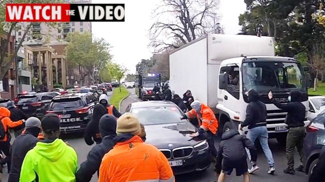 Inside the anti-vax protest that brought Melbourne to a standstill