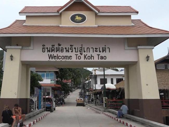 Thai party island Koh Tao has been dubbed ‘death island’ after a number of murders in recent years. Picture: Viral Press