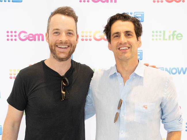 Hamish Blake and Andy Lee’s podcast showcases their good-hearted good humour. Picture: Channel 9.