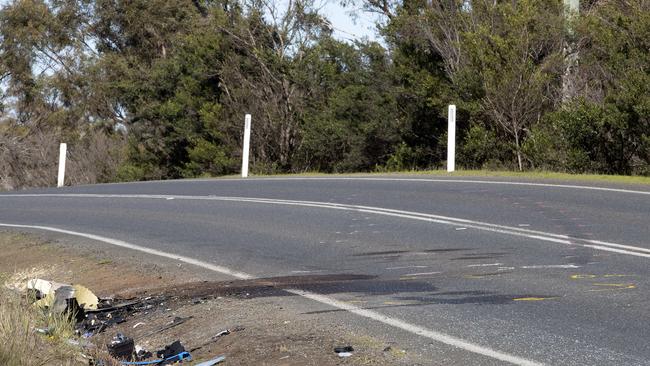 Fatal crash Sandford, scene shots