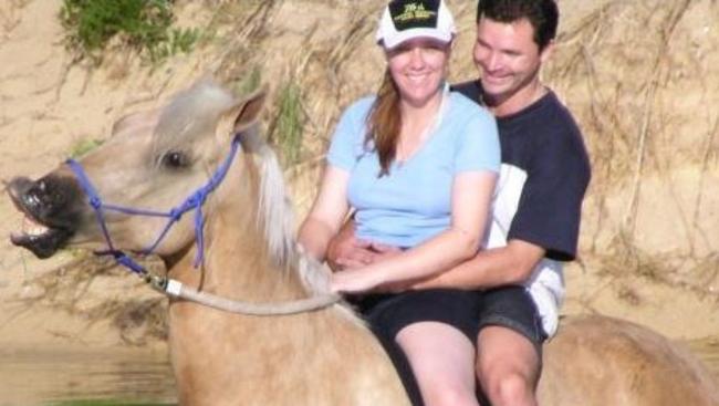 Leonie Curry pictured with her husband Rodney.