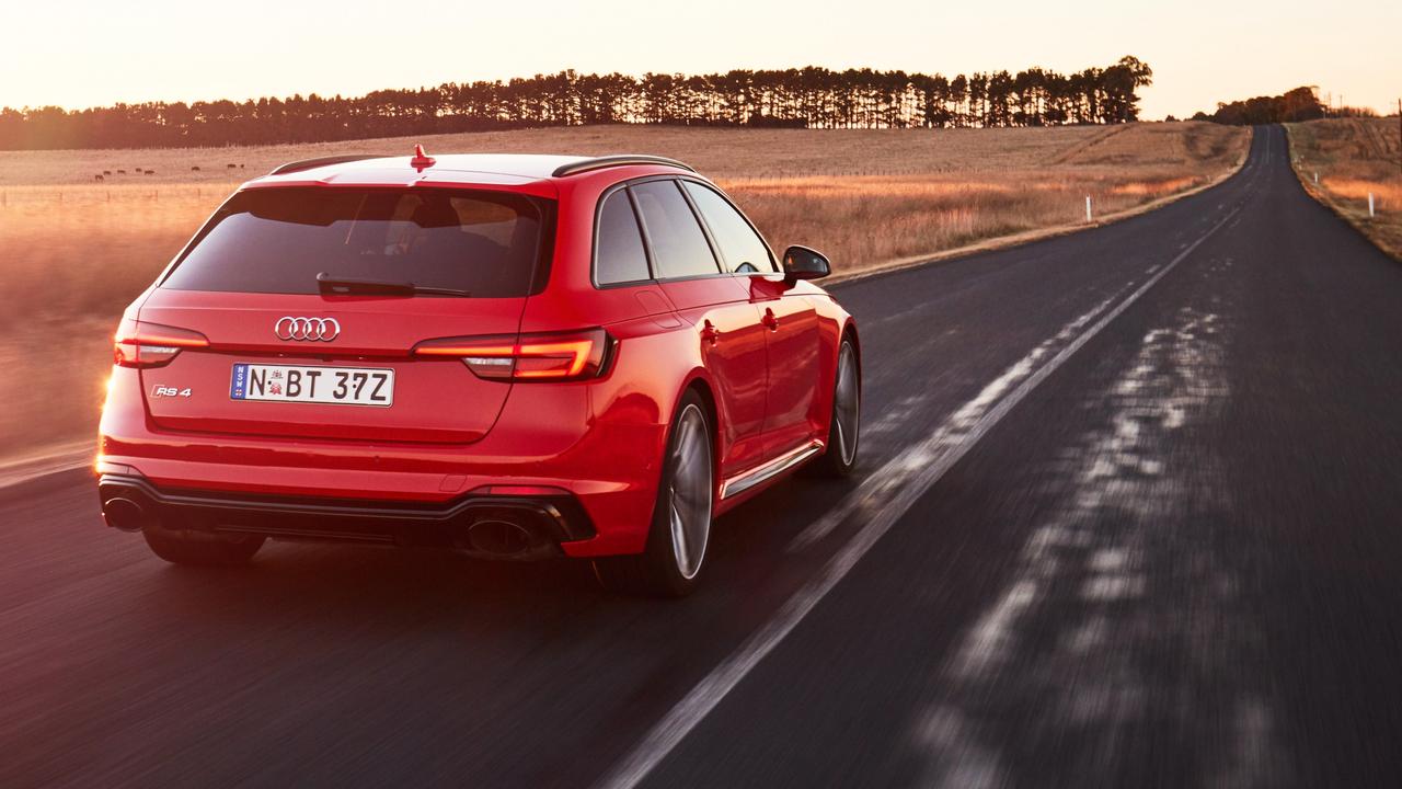 The new Audi RS4 has epic performance but it’s more subdued than its RS stablemates. Picture: Supplied.