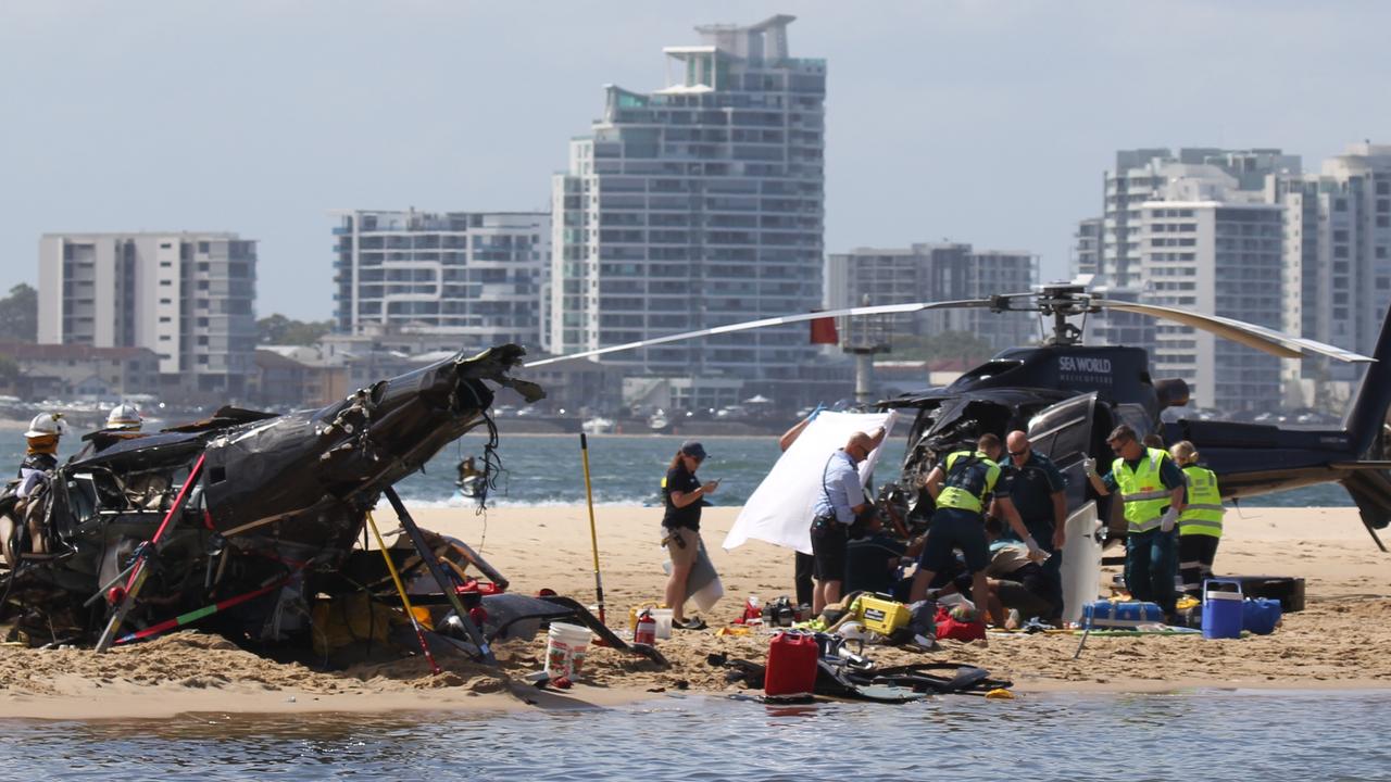 Sea World Helicopter Crash That Killed Four Caught On Video The Courier Mail