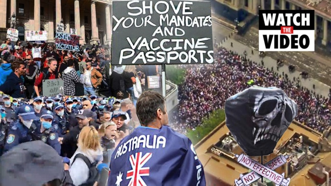 Thousands attend anti-vax protests across Australia