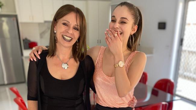 Aggie Di Mauro with her daughter Celeste Manno.