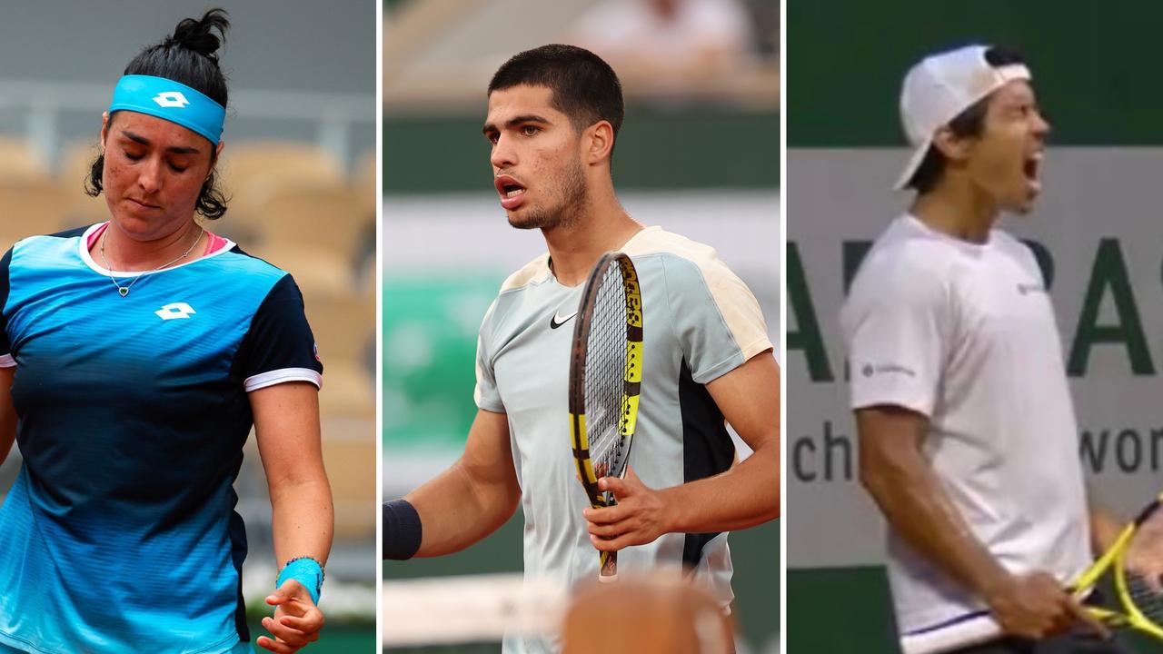 French Open 2022 Day 1 scores, results, highlights, Australians, Carlos Alcaraz wins, Dominic Thiem, Ons Jabeur out, Jason Kubler
