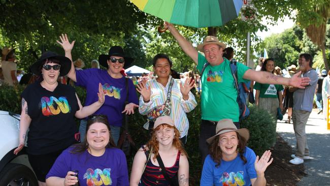 TasPride pride march Hobart 2025. Picture: Elise Kaine
