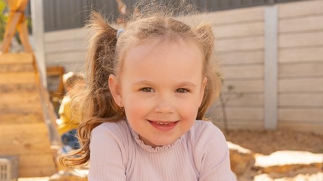 Isabelle Windebank, 4, from Sunbury, is crowned 2023's cutest four-year-old in Victoria.