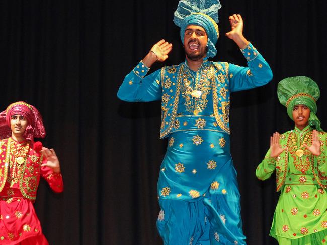 Year 12 Punjabi dancers.