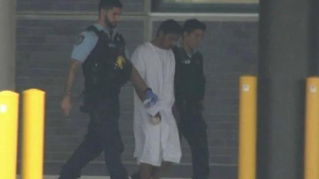 Quakers Hill murder accused Baltej Singh Lailna, 31, is arrested by police in May. Picture: Supplied