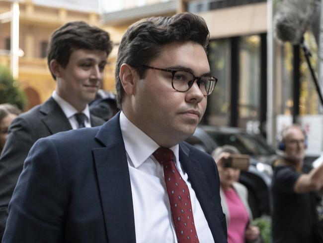 SYDNEY, AUSTRALIA , NewsWire Photos. MARCH 16TH 2023 Bruce Lehrmann walks out of the supreme court in Sydney . Picture: NCA NewsWire/ Flavio Brancaleone