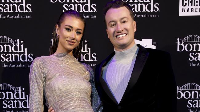 Model Tess Shanahan and Bondi Sands co-founder Shaun Wilson are the latest victims of crime spree sweeping Melbourne’s affluent suburbs. Picture: Sam Tabone.