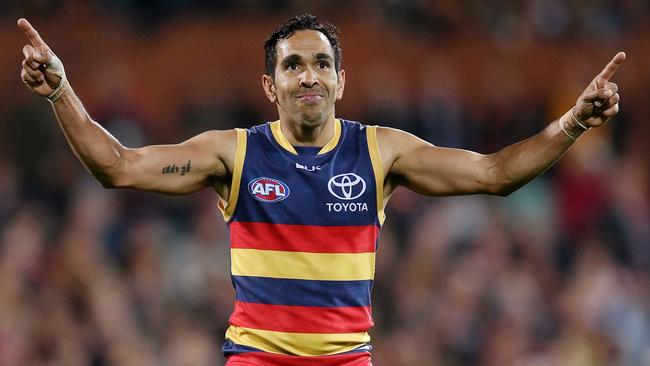 Eddie Betts starred in Adelaide’s win over North Melbourne. Picture: Michael Klein