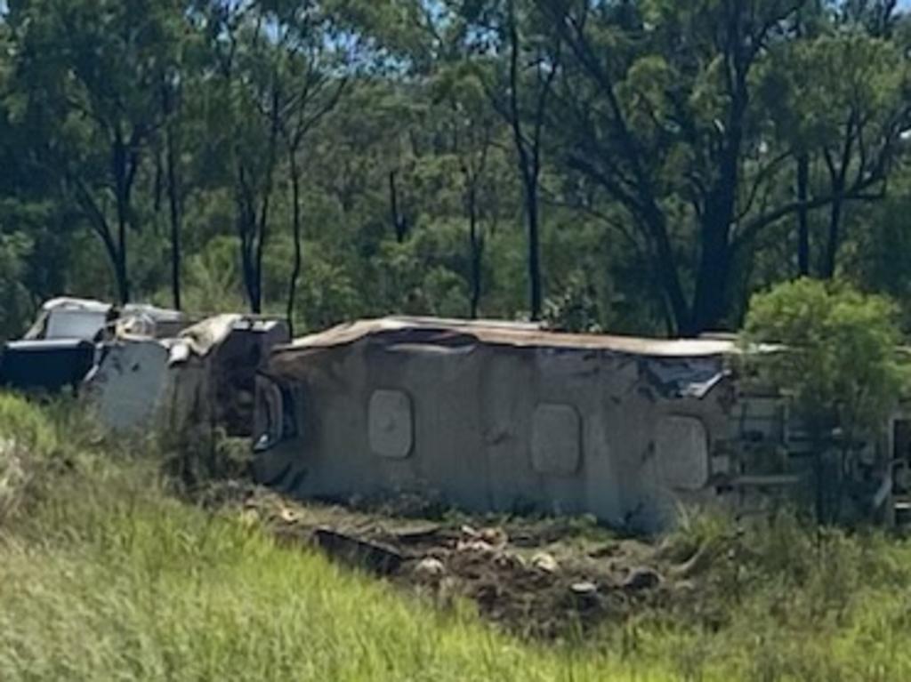 The RACQ CQ rescue helicopter was tasked to the scene at 9am and arrived by 10am. Photo: RACQ media